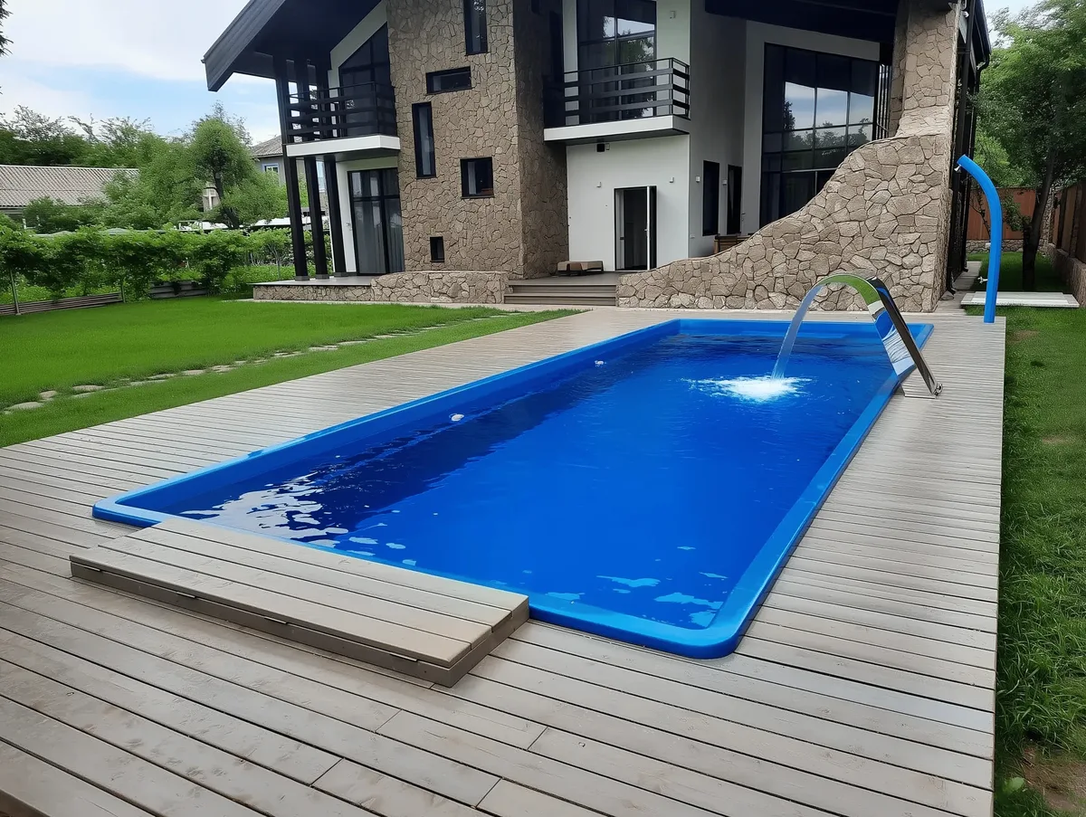 Композитный бассейн Laguna 9 — вид сверху в Ноябрьске