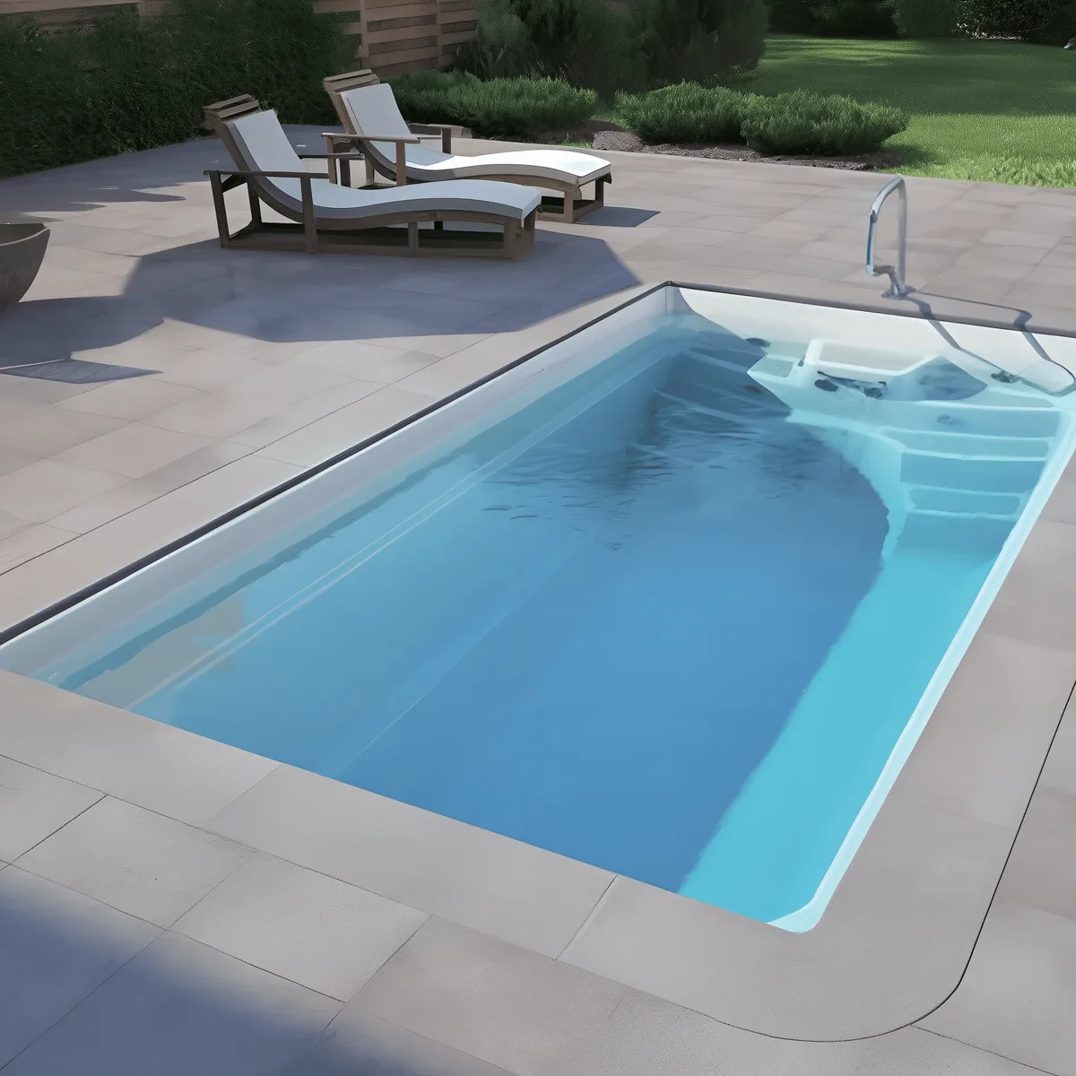 Композитный бассейн Laguna 5 — вид сверху в Ноябрьске