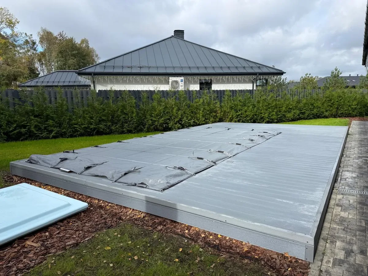 Покрывало Laguna Cover Mesh — установка в Ноябрьске